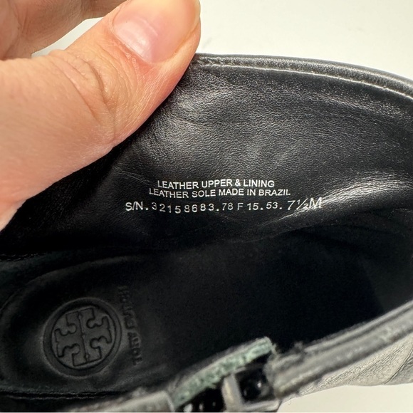Tory Burch Cleveland 65mm Bootie Women US 7.5 Black - Picture 13 of 16